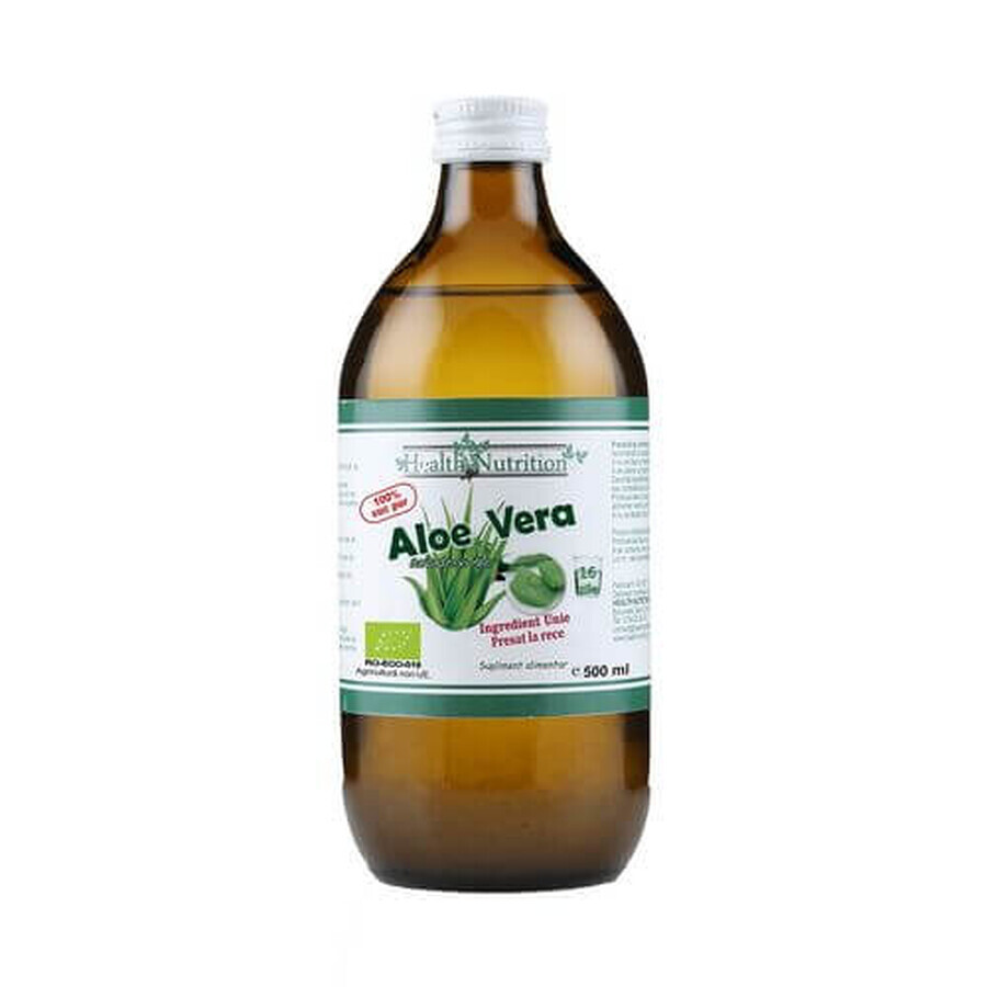 Bio-Aloe-Vera-Saft, 500 ml, Gesundheit Ernährung