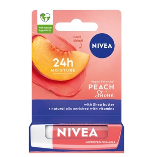 Nivea Lippenpflege Ruj Pfirsich-Glanz, 4,8 g