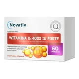 Novativ Vitamine D3 4000 IU Forte, 60 capsules - Langdurig gebruik!