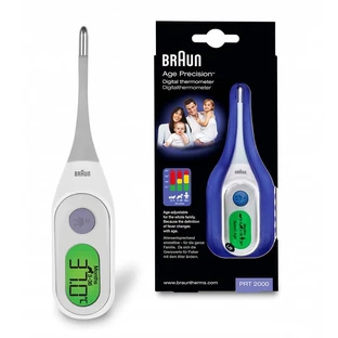 Age precision PRT2000 flexible digital thermometer, Braun
