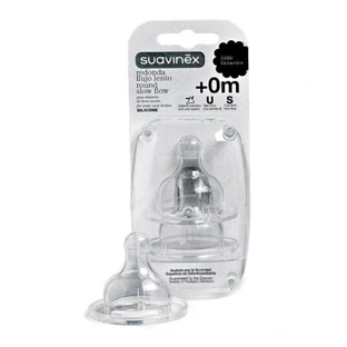 Suavinex, SX Pro +0m free flow Flaschensauger, 2 Stück