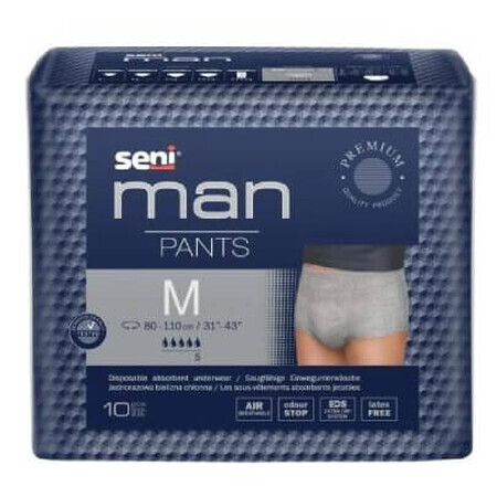 Seni Man Pants 5 Chonic Slips, Medium, 10 Stück - Langfristig!