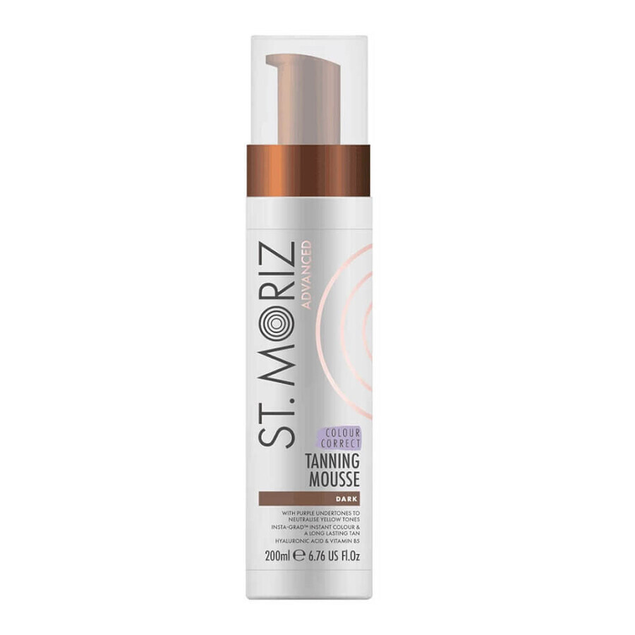 St.Moriz Advanced Pro Colour Mousse met donker kleurcorrigerend effect, 200ml