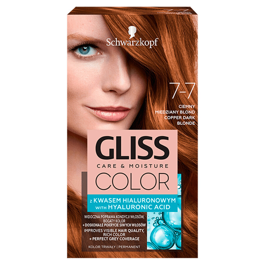 Schwarzkopf Gliss Gliss Color Wax Color with Hyaluronic Acid Dark Copper Blonde 7-7