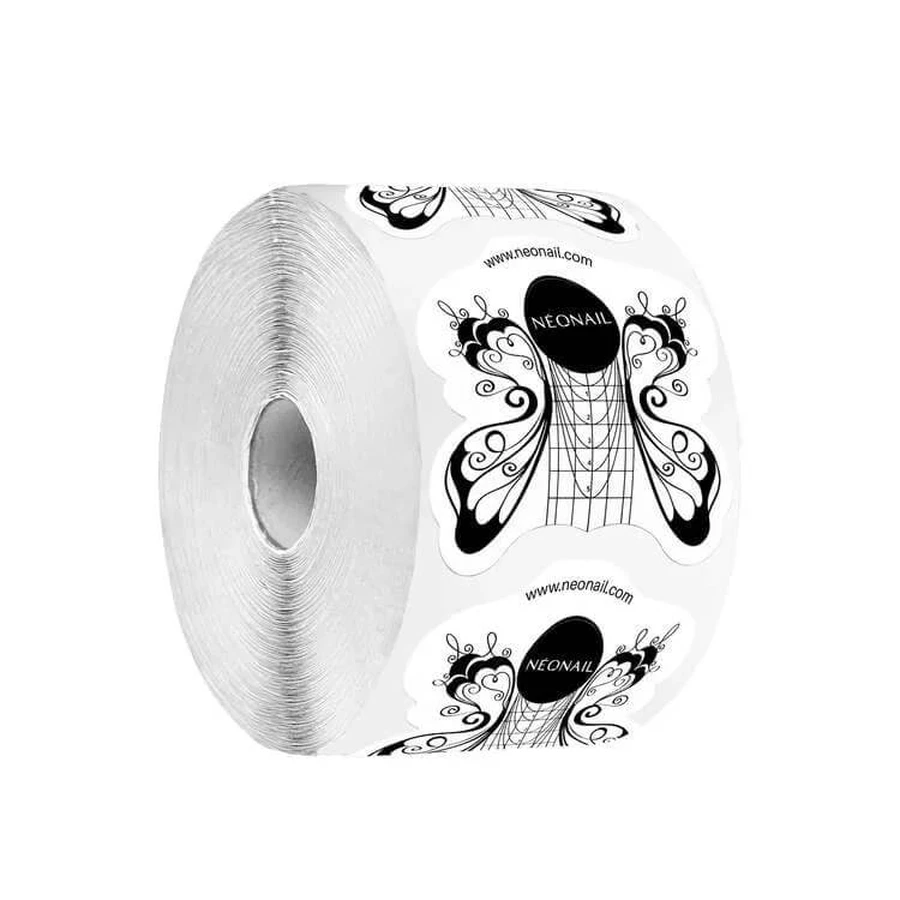 NeoNail Stencil Butterfly per applicazione di acrilico e gel, 500 pezzi