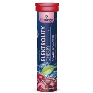 Protego Elektrolity Cherry, 20 effervescent tablets