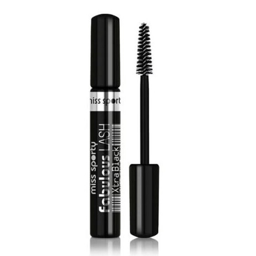 Miss Sporty Fabulous Lash Mascara Fabulous Lash Xtra 001 Xtra Black, 8ml