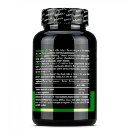Tribulus Maximus 1500 mg, 90 tablets, Biotech USA