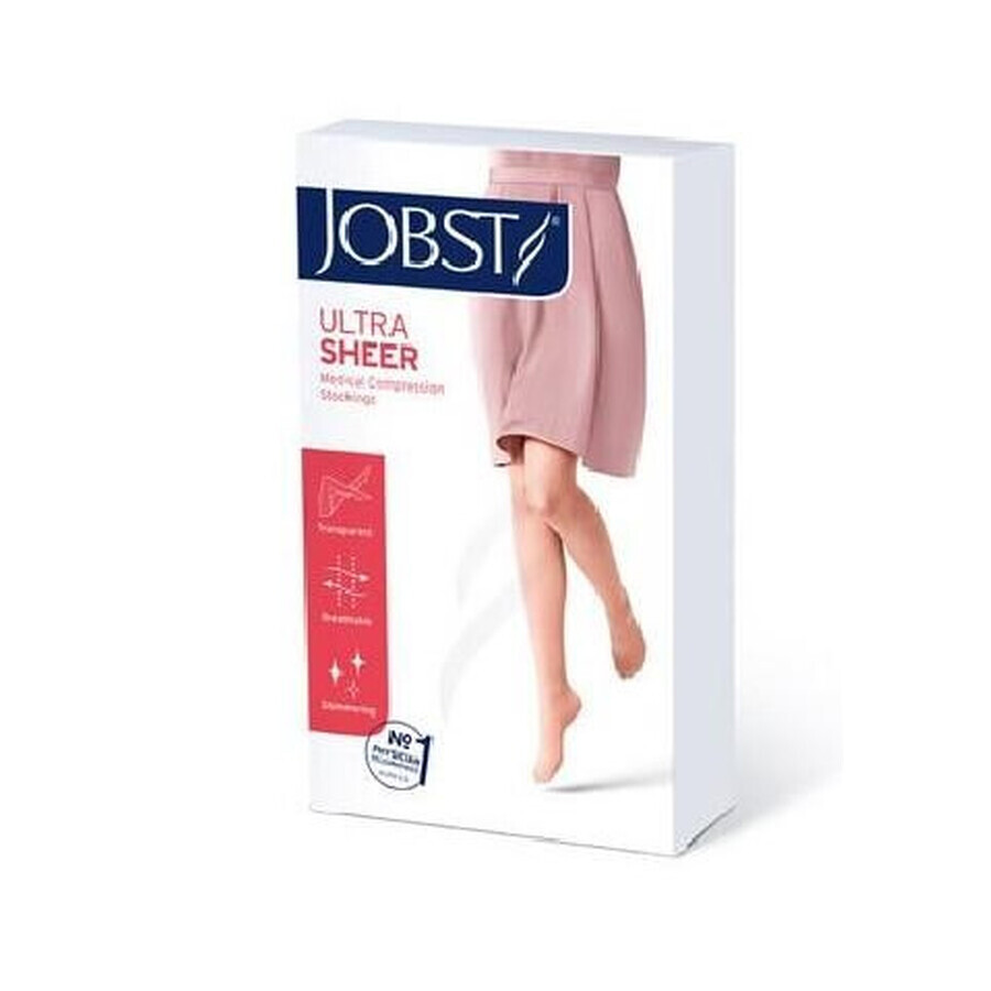 Jobst Ultra Sheer, CCL 1 Kniestrümpfe, schwarz dark toe, Größe IV - Long Term!