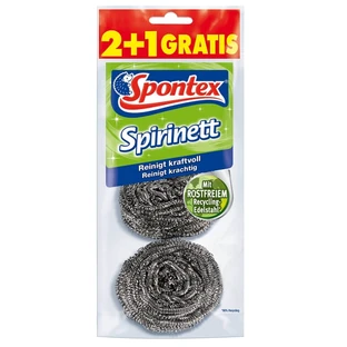 Spontex Edelstahl-Oberflächenreinigungsschwamm, 3 Stück
