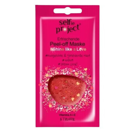 Selfie Project, Glow Like a Love, leuchtende Peel-off-Maske, 12 ml