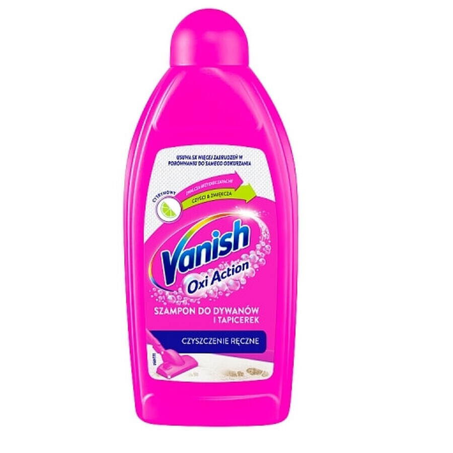 Vanish Shampoo zum Waschen von Teppichen, Polstermöbeln und Staubsaugern Zitrone 500 ml