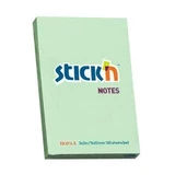 Stickn, selbstklebender Notizblock, 100 Blätter in Pastellgrün
