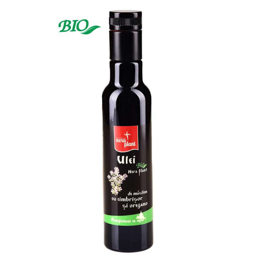 Ulei de masline cu cimbrisor si oregano, 250 ml, Nera Plant