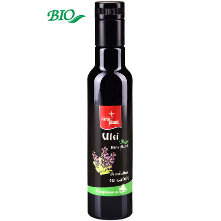 Ulei de masline cu salvie BIO, 250 ml, Nera Plant