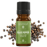 Ulei esențial de Piper negru M-1383, 10 ml, Mayam