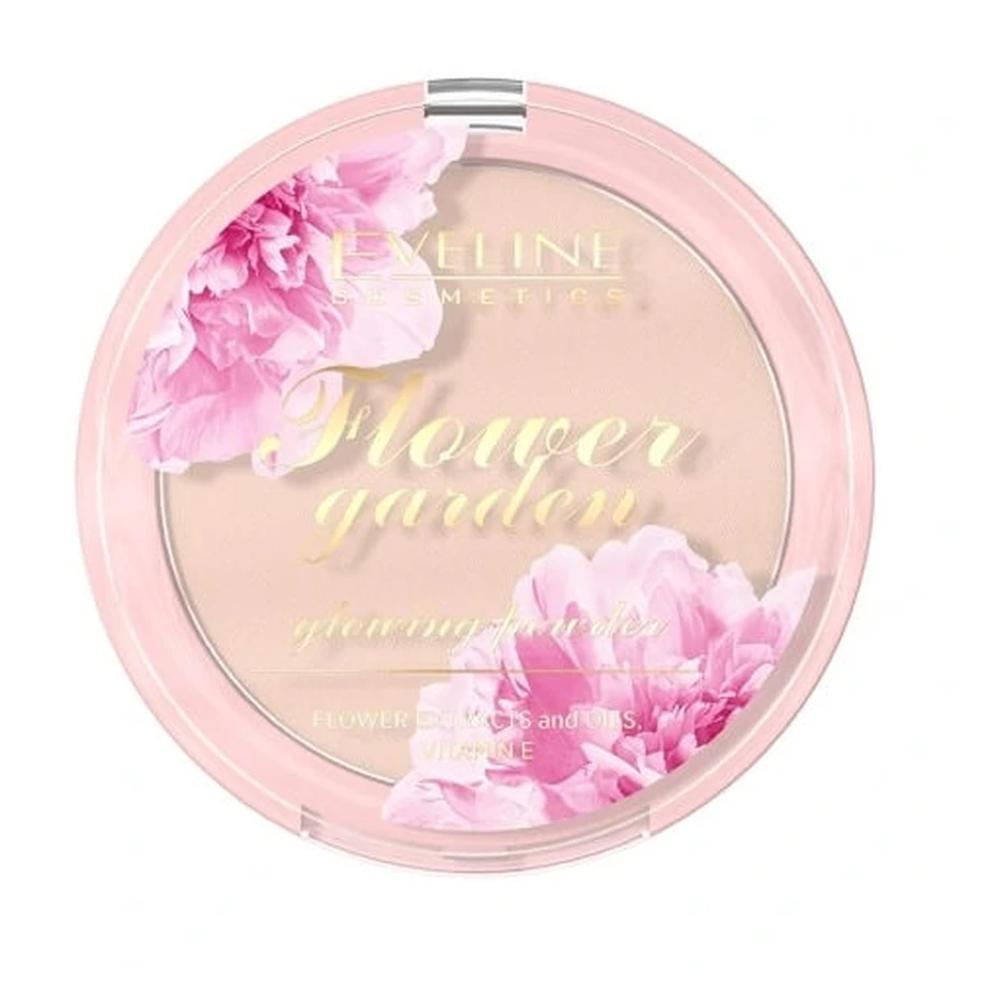 Eveline Flower Garden gepresster Rouge-Puder, 8g