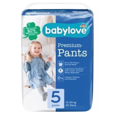 Babylove, couches, 13-20kg, 20 pcs