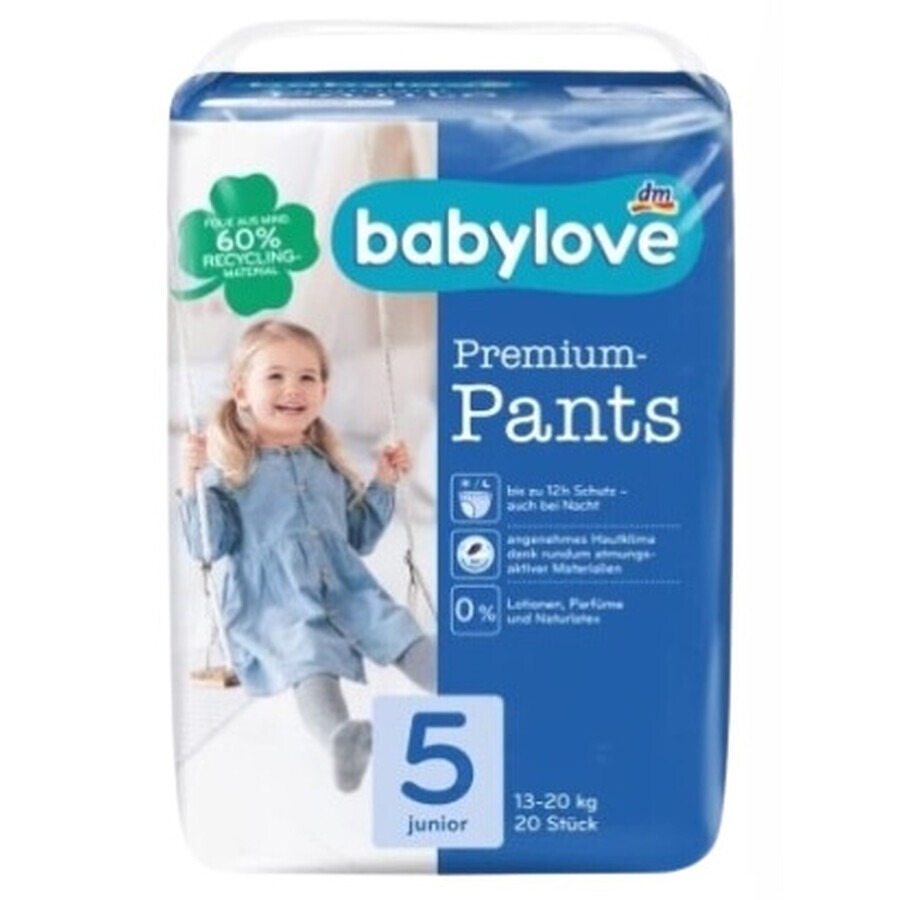 Babylove, couches, 13-20kg, 20 pcs