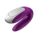Satisfyer Double Fun Partner Vibrator for couples Purple