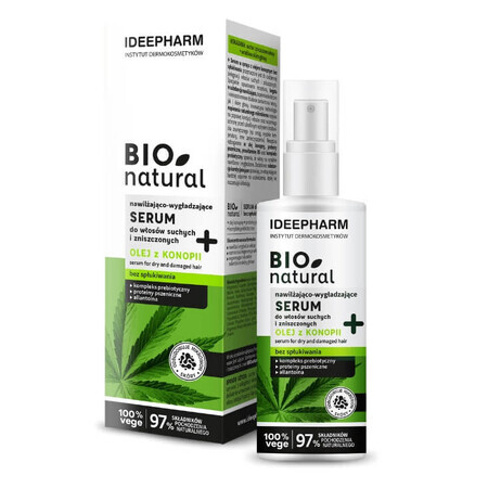 Bio Natural, Serum für trockenes und beschädigtes Wachs ohne Vereiterung, 200 ml