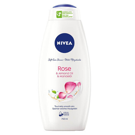 Nivea Duschgel Rose & Mandel, 750ml