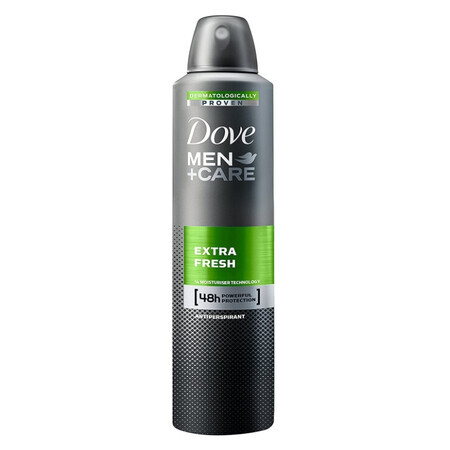 Dove, Extra Fresh Men + Care, Deodorante, 250ml