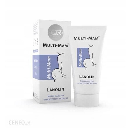 Unguent Multi-Mam Lanolin pentru mameloane uscate și crăpate, 30 ml, Bioclin