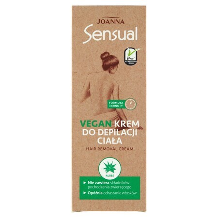 Joanna Sensual, vegane Körperhaarentfernungscreme, 100g