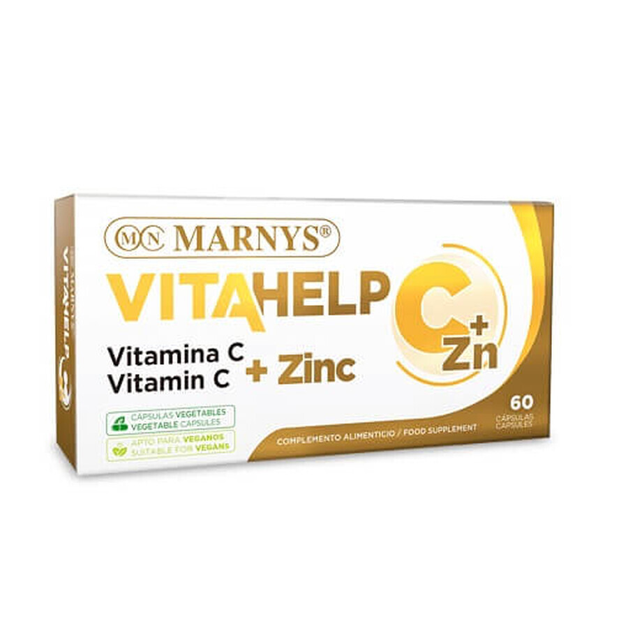 Vitahelp Vitamina C + Zinc, 60 capsule, Marnys