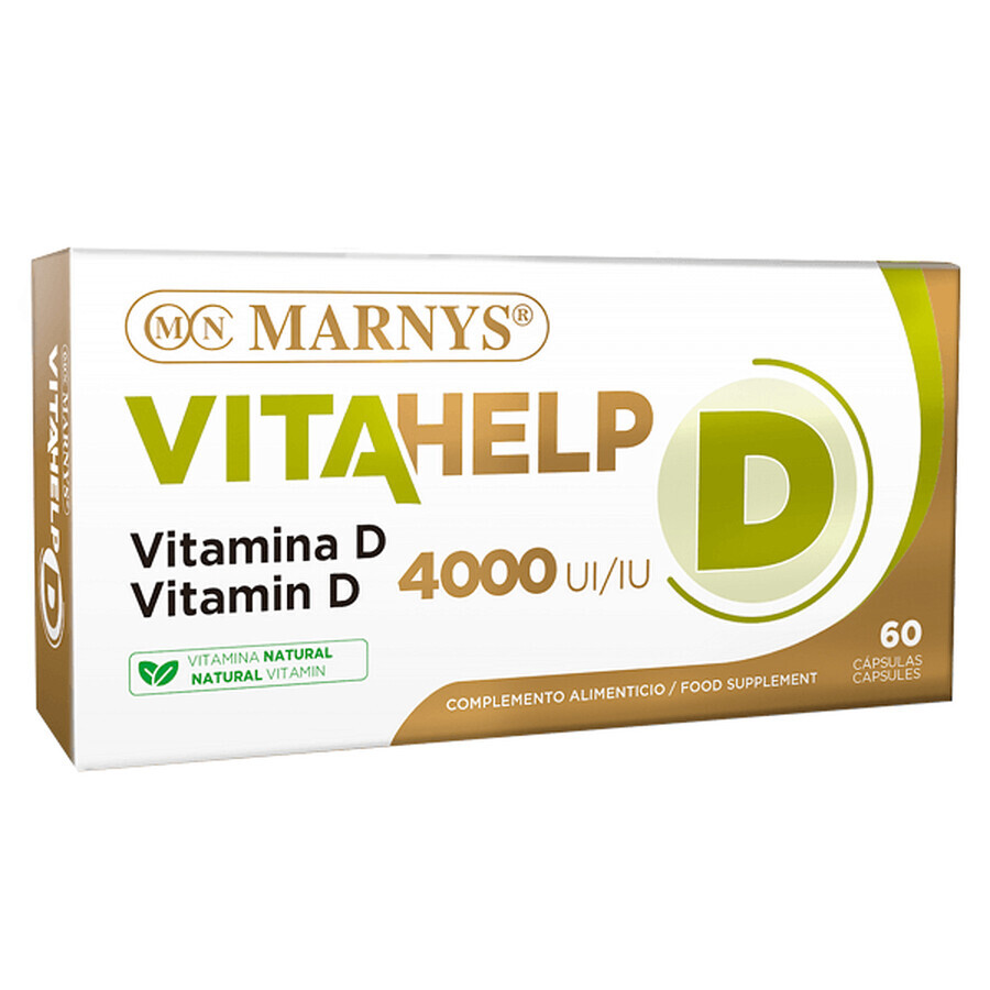 Vitahelp Vitamin D 4000IU, 60 capsules, Marnys