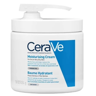 CeraVe vochtinbrengende lotion voor droge en zeer droge huid met pompje, 454g