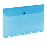 A4-Mappe mit Reißverschluss, blau