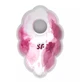 Satisfyer Cloud Dancer rode lucht echostimulator, 1 stuk