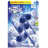 Toilet Frisch, Kraft Aktiv, Blau, Toilet cleaning suspension, 3 pieces