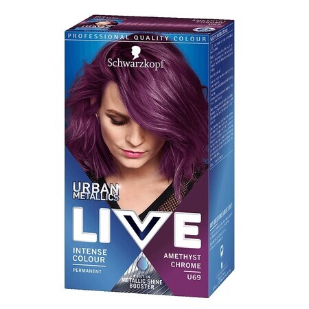 Schwarzkopf Live Urban Cera metalizada U69 Amatista Cromada