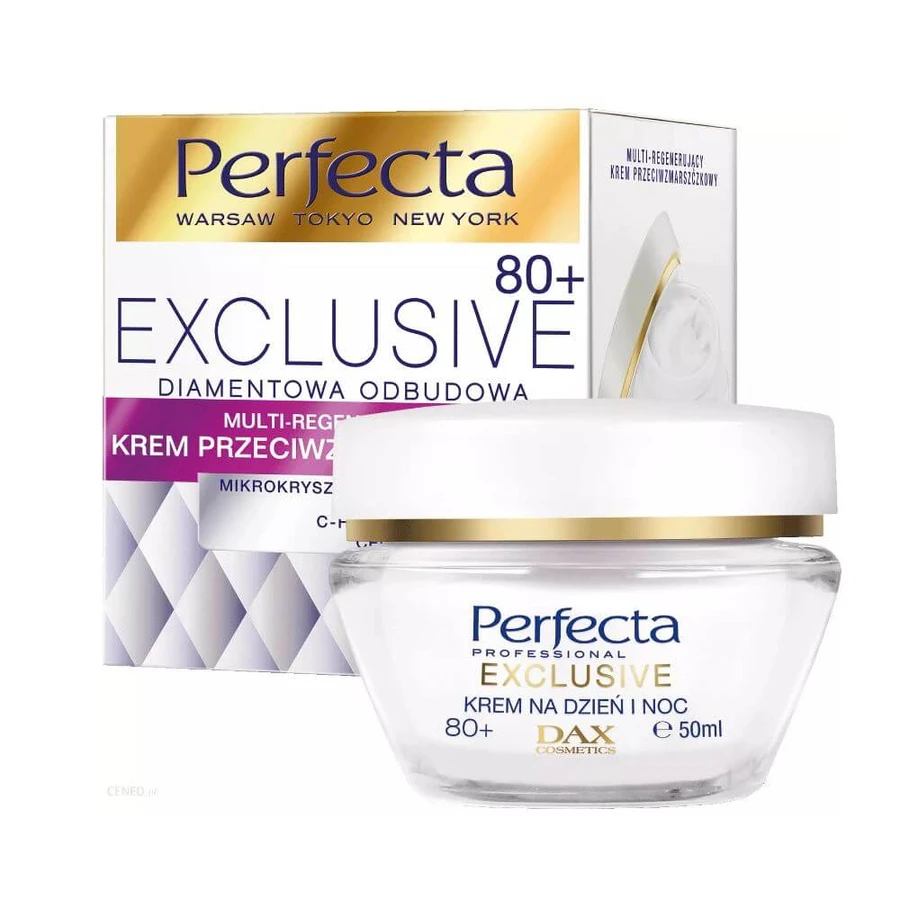 Perfecta Exklusive Gesichtscreme für Tag und Nacht 80+, 50ml