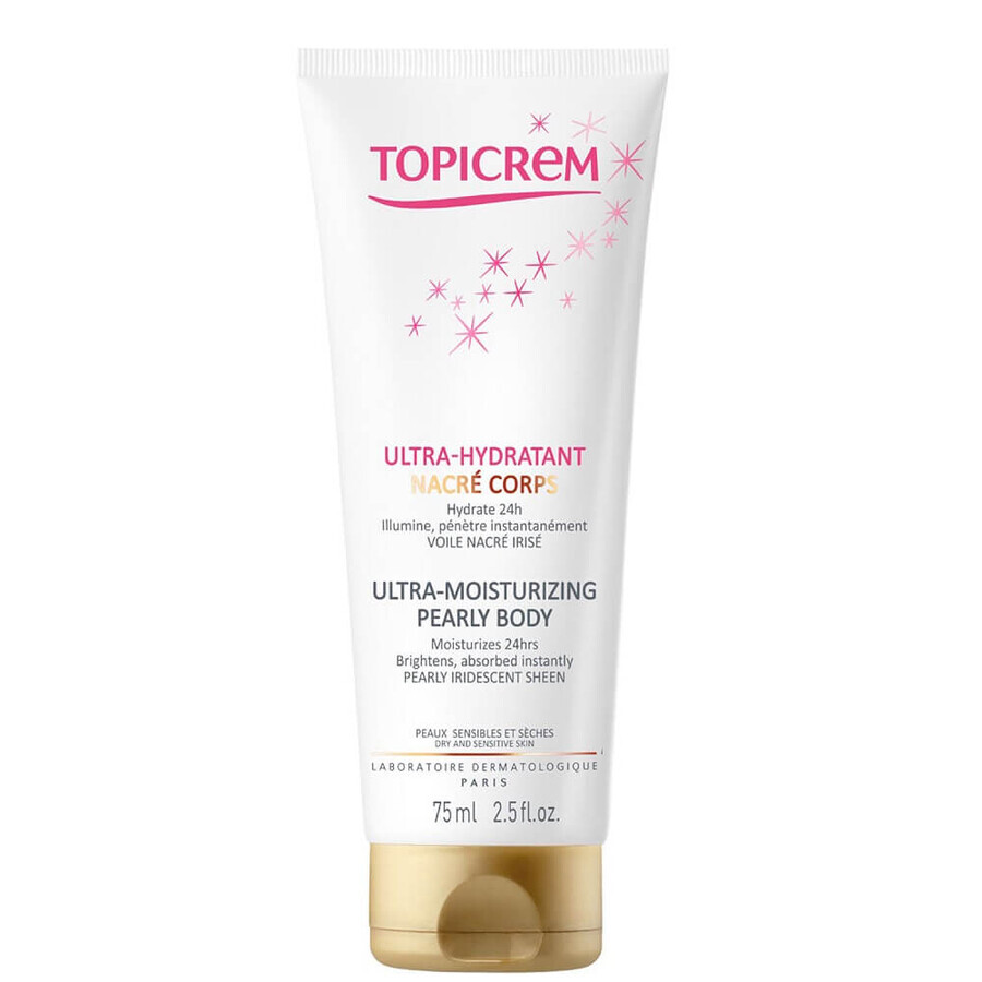 Topicrem ultra moisturizing body lotion with fragrance cushion, 75ml