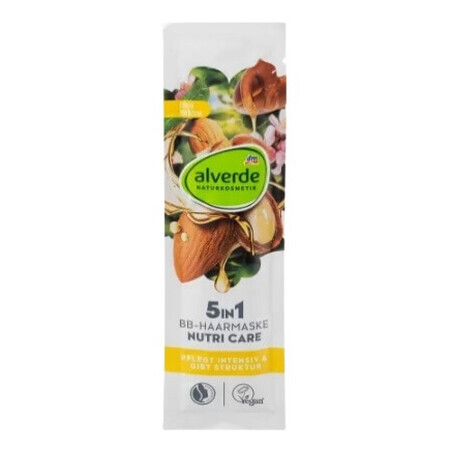 Alverde, Nutri-Care BB 5in1, Mască de ceară, argan, 20ml