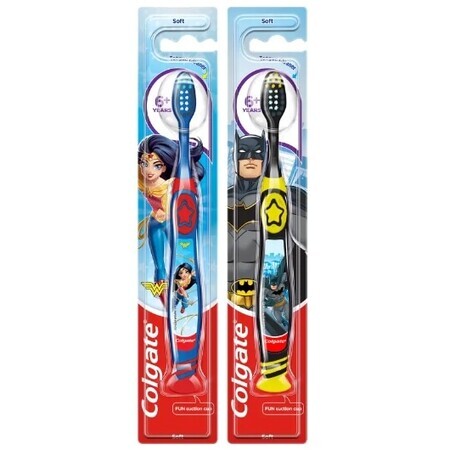 Colgate Batman Wonder Woman kleine Zahnbürste 6+, 1 Stück