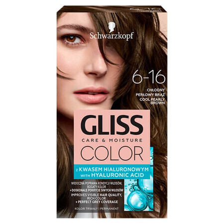 Schwarzkopf Gliss Color Wachs Farbe mit Hyaluronsäure Chodny Perowne Perowne Brz 6-16