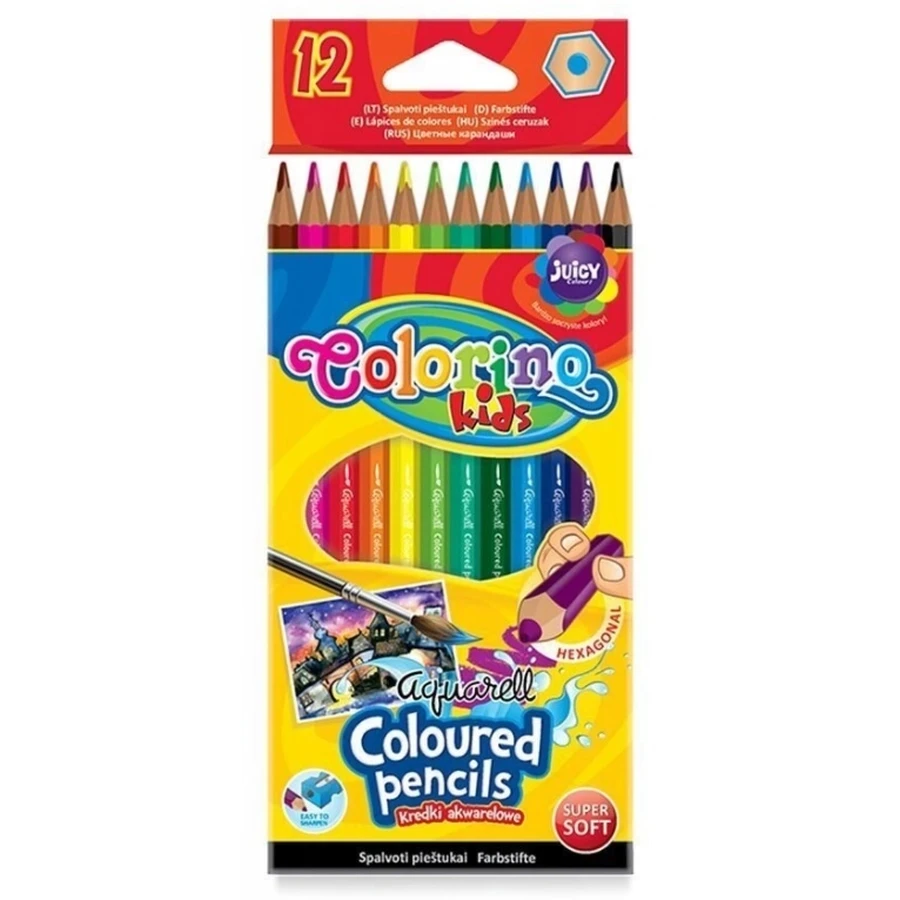 Colorino, Aquarellstifte, 12 Farben