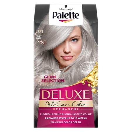 Paletă Deluxe Oil-Care Color Culoare cu microperle U71 Mrone Silver