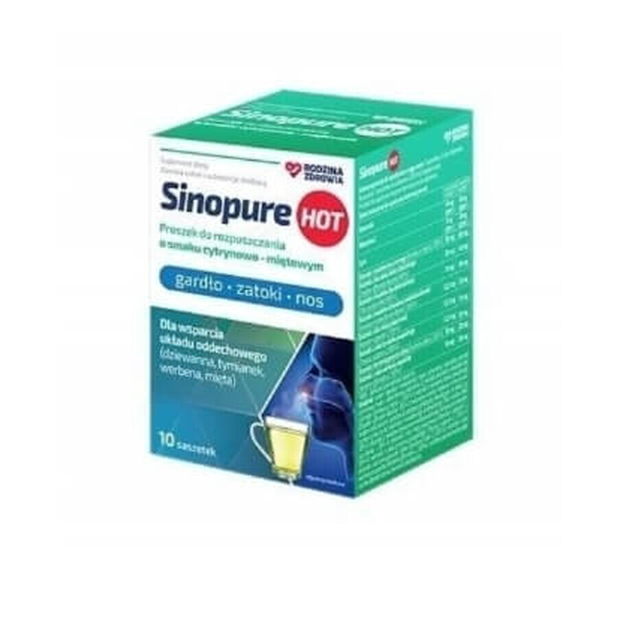 Family Health Sinopure HOT, 10 Beutel