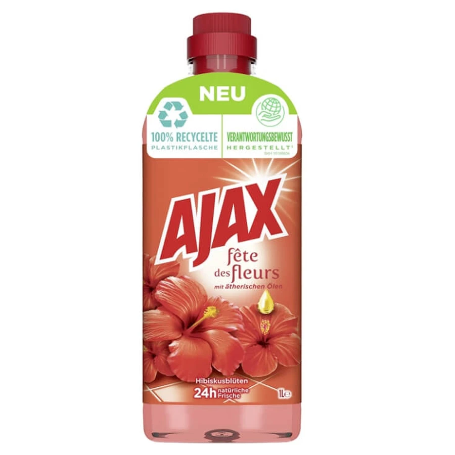 Ajax, Universalwaschmittel, Hibiskusblüte, 1 Liter