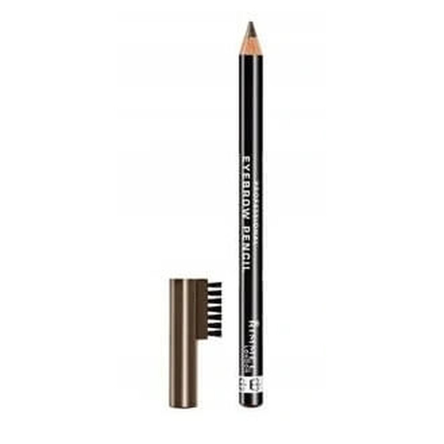 Rimmel Professional Eyebrow Pencil with comb 002 Hazel, 1.4g