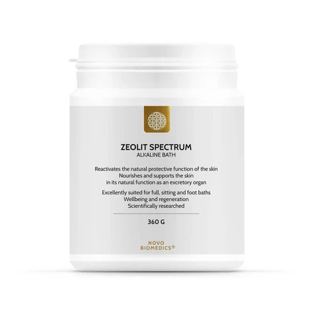 Zeolit Spectrum sare de baie alcalina, 360 g, Novo Biomedics