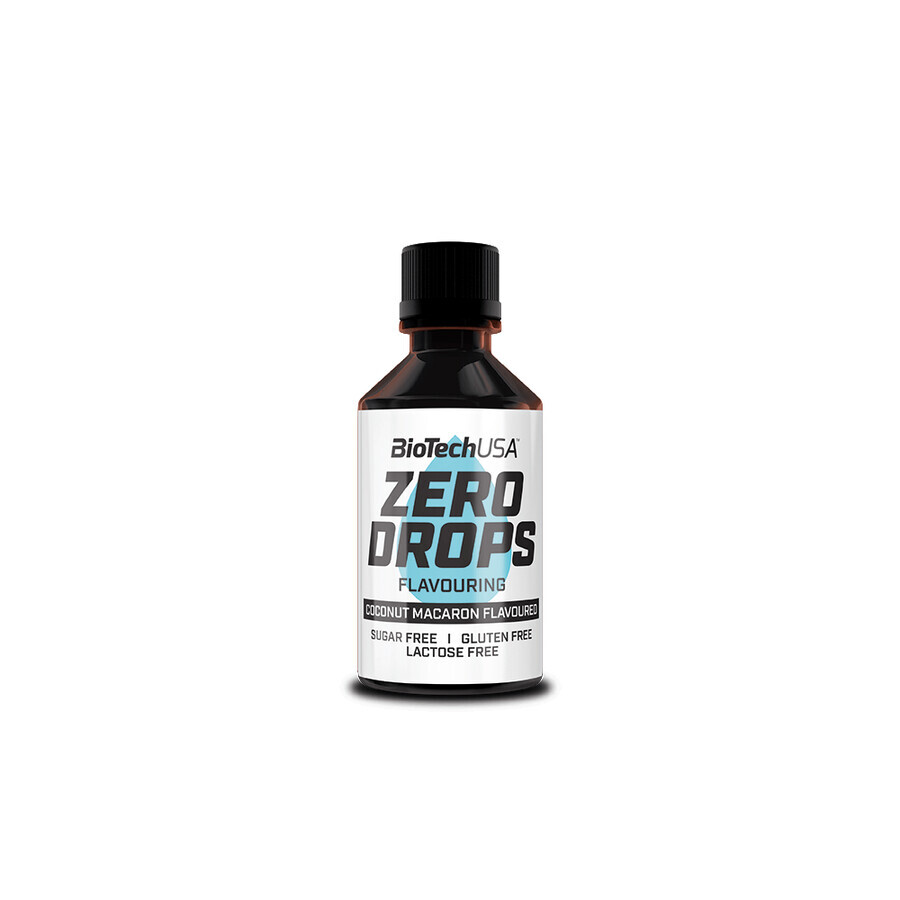 Zero Drops Kokosnuss-Makrone, 50 ml, BioTechUSA
