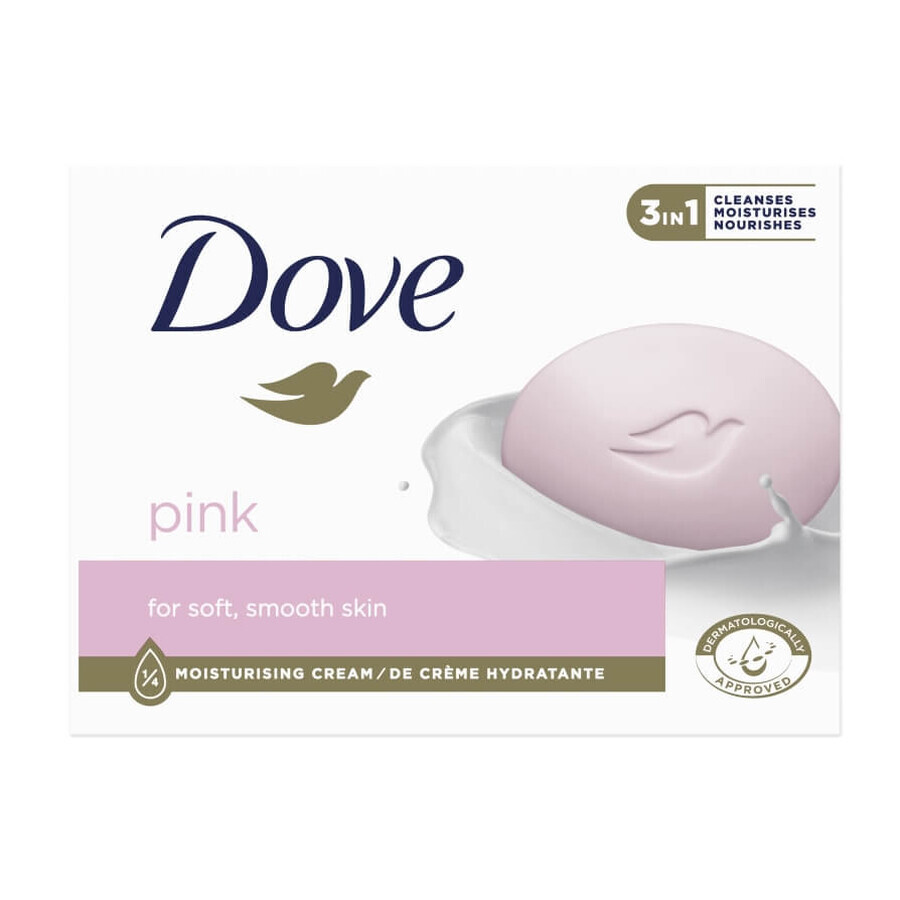 Dove, zeep, roze, 90g