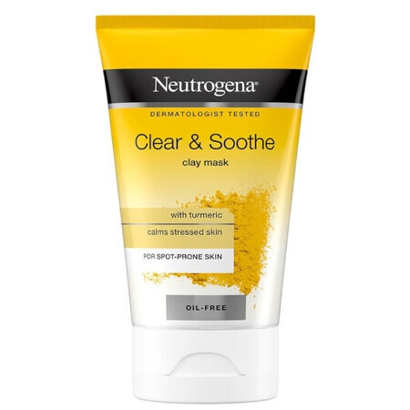 Neutrogena Clear amp; Clay Face Mask with Turmeric Clay, 50ml